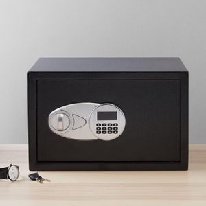 Amazon Basics Steel Security Safe with Digital Keypad, 34L – Black