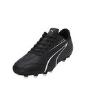 Puma Men Vitoria Fg/Ag Soccer Shoes, Puma Black-Puma White, 8.5 UK