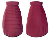 Petsplanet Dog Winter Clothes Reversible Puffer Dog Jacket Maroon Color Design Dog Jacket Warm Dog Coat Windproof Pets Cold Weather Wearing Very Light & Waterproof (5XL, 28 Inch)
