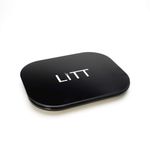 Litt Stash Metal Rolling Tray with Magnetic Rolling Lid- Smart Way to roll, Keep Your Accessories Hidden (Small)