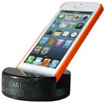 PUCKUPS - Indestructible Hockey Puck Cell Phone Stand - The Best Smartphone / Iphone 6 / Iphone 5s / Iphone 5c / Samsung Galaxy S5, Note 3, Note 4 / Ipod / Ipod Touch / Mp3 Player / Generic Phone Stand Made From a Genuine Hockey Puck