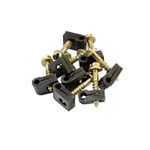 Steren 200-965BK Ground Wire Grip Clips - 100 Pack