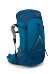 Osprey Atmos AG LT 65 Mens Backpacking Backpack Night Shift/Scoria Blue S/M