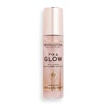 Revolution Beauty London Makeup Revolution 100Ml Fix & Glow Fixing Spray For Face Makeup,Illuminating & Hydrating Makeup Fixing Spray,Vegan & Cruelty-Free,Makeup Fixing Spray For Long-Lasting Makeup