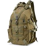 Long Keeper 35L Tactical Backpack - Military Army Backpack Water Resistant, Hiking Camping Cycling Travel Backpack Outdoor Molle Rucksack for Men Women