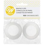 Wilton White Baking Cups, Mini, Pack of 100