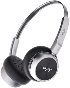 iKF R1 Retro Wireless On-Ear Headphones Bluetooth 5.4 Vintage Headphones Hi-Fi Sound 60H Playtime, Multipoint connection, Custom EQ Sound via APP, Lightweight Throwback 80's 90's Design (Black)