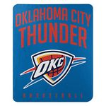 Northwest NBA Oklahoma City Thunder 50x60 Fleece Lay Up DesignBlanket, Team Colors, One Size (1NBA031020033RET)