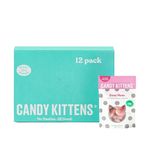 Candy Kittens Vegan Sweets ETON MESS (12 x 54g Bags), Vegan Chewy Sweets - Naturally Flavoured With Strawberry Juice, Perfect Vegan Gifts For Gourmet Sweet Lovers, Delicious Vegetarian Sweets Bulk