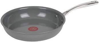 T-fal Ceramic Excellence Reserve Ceramic Nonstick Fry Pan 12 Inch Induction Oven Broiler Safe 500F Cookware, Pots and Pans Grey
