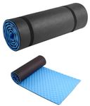 ADEPTNA Durable Extra Thick EVA Foam Roll Up Camping Hiking Mountaineering Picnic Exercises Mat Eva Foam Sleeping Mattress - Lightweight about 400g and Waterproof Mat (BLUE)