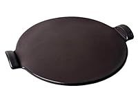 Emile Henry 797514 Pizza Stone Round 14.5", Charcoal