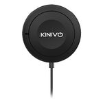 Kinivo BTC450 Bluetooth Car Kit - Hands-Free Calling, Wireless Talking & Music Streaming Receiver for Cars with 3.5mm Aux Input, Apt-X