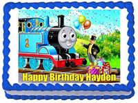 Thomas and Friends Train Edible Cake Image Cake Topper