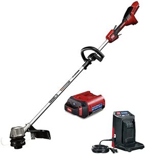 Toro Flex-Force Power System 60V Max Lithium-Ion Brushless Cordless 14/16 Inch Electric String Trimmer with 2.5Ah Battery and Charger, Black/Red