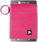 Thread Wallets Ultra Slim Card Holder Wallet - Slim Wallet for Women & Men - Minimalist Wallets for Women - Small Wallet for Women & Men - Modern Credit Card Organizer Mini Wallet (Magenta)