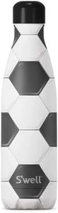S'well Stainless Steel Water Bottle - 17 Fl Oz - Goals - Triple-Layered Vacuum-Insulated Containers Keeps Drinks Cold for 36 Hours and Hot for 18 - BPA-Free - Perfect for the Go
