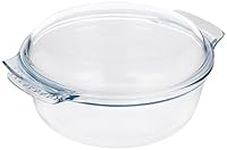 Pyrex 118A000 Glass Round Casserole, 5.1 Liter