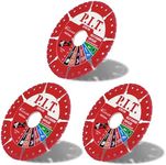 P.I.T. 4 1/2 Inch Diamond Cutting Wheel Metal Cutting Blade for 7/8" Arbor Angle Grinder Cutting Disc with 5000+ Cuts on Metal, Rebar,Sheet Metal,Angle Iron,Stainless Steel,3PCS Cut Off Wheels ﻿