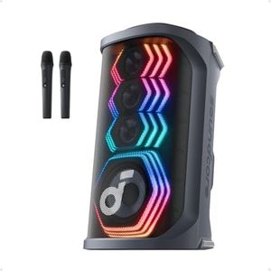 Soundcore Rave 3S AI Party Speaker by Anker, AI Vocal Removal, 200W Sound