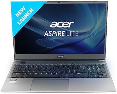 Acer Aspire Lite 12th Gen Intel Core i3-1215U Premium Metal Laptop (8GB RAM/512GB SSD/Windows 11 Home) AL15-52, 39.62cm (15.6") Full HD Display, Metal Body, Steel Gray, 1.59 Kg