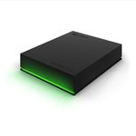 Seagate Game Drive for Xbox 5TB External Hard Drive Portable HDD - USB 3.2 Gen 1, Black with Built-in Green LED bar, Xbox Certified, 3 Year Rescue Services (STKX5000403)