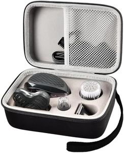 Boobowl Head Shaver Case Compatible with Remington Balder Pro Head Shaver, Hair Clipper Storage Holder for Telfun/for Vsmooth Bald Men's 5-in-1 Trimmer, Blades, Nose Trimming and More (Bag Only)