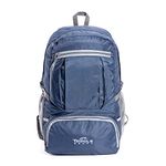 Tripole Foldable PAKEASY Backpack and Day Bag for Hiking and Day Trips (Blue)