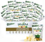 bfruitful Freeze-Dried Pineapple, Freeze Dried Fruit Snacks with No Sugar Added, Vegan, Non GMO, Kosher, Wholesome Fruit Bites, Perfect for Kids or Adults, 0.56 oz Single-Serve, 24 Count