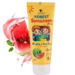 Healthbest Kids Watermelon Cooling Sunscreen SPF 30, PA+++, 100 ml - Vegan, Boosts Vitamin D Absorption, Prevents Tanning, Hydrates All Skin Types