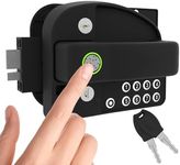 Upgrade RV Keyless Entry Door Lock, RV Door Lock Replacement with Fingerprit and Password, RV Keyless Entry for Trailer Door Lock and Camper Door Lock, Fit for 2.75" x 3.75" Lock Hole