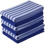 Gratico Kitchen Towels Royal Blue/W