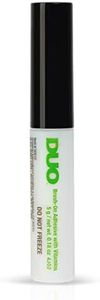 Inglot Colle Transparente Pour Fixer Faux Cils ou Touffes de Cils | Applicateur Pinceau Pratique | Durable et Imperméable | Séchage Rapide | Duo Eyelash Adhesive Clear | 5 g