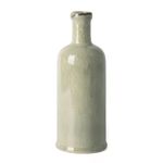 VICTOR & TERESA Rustic Vase for Home Decor, 11.8'' Green Ceramic Vases for Flowers, Farmhouse Decorative Vases for Pampas Grass, Table, Mantel, Living Room, Centerpieces, Gifts for Mom