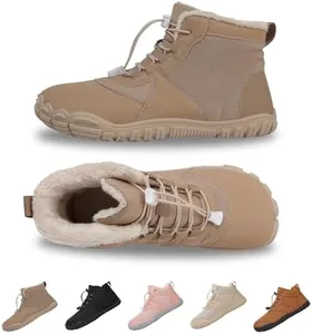 Winter Hike Barefoot Boots,Warm Zero Drop Snow Boot Slip On Barefoot Footwear - Minimalist Warm Zero Drop, Non-Slip Snow Boots, Wide Fit Barefoot Boots for Women & Men