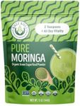 Kuli Kuli Moringa Oleifera Organic Leaf Powder & Green Smoothie, 100% Pure USDA Certified & Non-GMO Moringa Powder, Great with Smoothies, Tea, and Food - Single Pack, 5 oz.