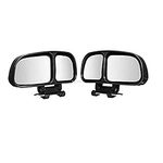 Automaze 3R Adjustable 360 Degree Wide Angle Car Rear View Blind Spot Mirror (3R-028) -2 Pieces