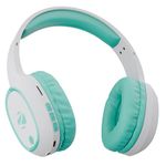 ZEBRONICS Thunder Bluetooth 5.3 Wireless Over Ear Headphones with 60H Backup, Gaming Mode, Dual Pairing, Enc, Aux, Micro Sd, Voice Assistant, Comfortable Earcups, Call Function (Sea Green)
