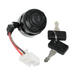 Autu Parts JN8-82510-09 Ignition Switch w/Keys for Yamaha Golf Cart G11 G16 G19 G20 G21 G22 1996-2004 Electric Gas