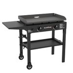 Blackstone 1517 28 inch Outdoor Flat Top Gas Grill Griddle Station - 2-Burner - Propane Fueled - Restaurant Grade - Professional Quality