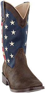 ROPER Women's American Patriot Western Boot, Brown, 8