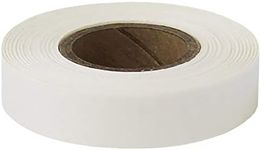 ChromaLabel 0.50 Inch Clean Remove Color Code Tape, 500 Inch Roll, White