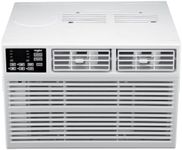 Whirlpool 24,000 BTU Window Air Conditioner with Dehumidifier, 230V, Window AC for Extra Large Rooms up to 1500 Sq. Ft., Bedroom, Living Room, Apartment, with Remote, 3 Speeds, and 24H Timer, White