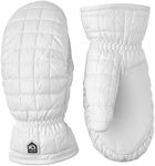 Hestra Extreme Cold Weather Winter Mittens: Hestra Moon Light Primaloft Insulated Gloves, White, 9