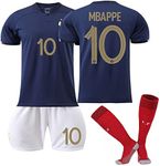 22-23 Mbappe # 10 Soccer Jersey Kid