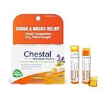 Boiron Chestal Pellets for Cough and Mucus Relief, Nasal or Chest Congestion, and Sore Throat Relief - 2 Count (160 Pellets)