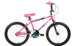 Snob Bypass 20" Wheel Kids Girls BMX Bike Pink Age 7+