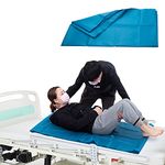 LOSCHEN Tubular Slide Sheet for Patient Transfer, Sliding Draw Sheets to Assist Moving Elderly - for Cars, Vehicles, Wheelchairs and Bed Transfers - Hospitals & Home Care (28"x47"(72x120cm), Blue)