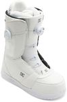 DC Shoes Women's Lotus BOA Snowboard Boots - Micro-Adjustable Stable Snowboarding Boot with Lightweight Multi-Layer Liner & Comfortable Molded Insole - Off White, 7
