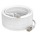 Sounce Cat6 Ethernet Cable 15-Meter-High Speed 550MHZ / 10 Gigabit Speed UTP LAN Cable Network Cable Internet Cable RJ45 Cable LAN Wire, Patch Computer Cord Gigabit Category 6 Wires for Modem Router